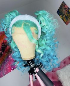 Rainbow Hair Dye, Blue And Pink Hair, Lux Hair, Inspired Hairstyles, Hair Frontal, Color Wigs, Colored Weave, Brazilian Hair Wigs