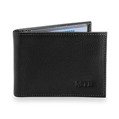 | Black Blue Ex, Discbound Notebook, Notebook Shop, Notebook Accessories, Vintage Library, A Monogram, Slim Wallet, Stationery Notebook, Pebbled Leather