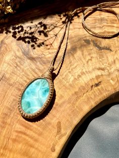 Check my shop - https://lanaiskraaccessories.etsy.com Macrame pendants section - https://www.etsy.com/shop/LanaIskraAccessories?ref=seller-platform-mcnav§ion_id=48919993 Size of larimar - 4,5cmx3,4 cm/1,8'x1.33' Embrace inner peace and radiate confidence with the "Larimar Serenity" micro macrame pendant, a captivating blend of modern minimalism, boho style, and powerful symbolism. This handcrafted masterpiece is meticulously woven to enhance your yoga practice, chakra alignment. Woven with a del Chakra Alignment, Larimar Necklace, Larimar Stone, Chakra Balancing, Micro Macramé, Throat Chakra, Macrame Projects, Micro Macrame, Boho Stil