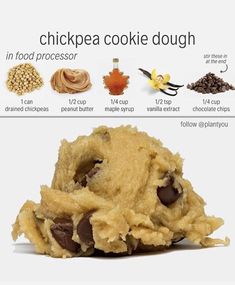 an image of a cookie dough with different ingredients