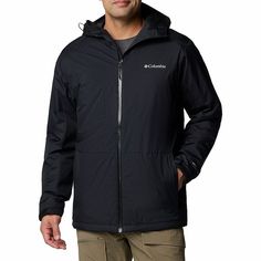 Stay warm and dry when it counts the most with this sleek Men's Columbia Point Park II Midweight Hooded Jacket. Click on this MEN'S GUIDE to find the perfect fit and more! Stay warm and dry when it counts the most with this sleek Men's Columbia Point Park II Midweight Hooded Jacket. Click on this MEN'S GUIDE to find the perfect fit and more! FEATURES Attached hood Long sleeves Zip front closure 2 front zip pockets, 1 interior pocket Omni-HEAT™ thermal reflective design Breathable and waterproof Outerwear Coats, Stay Warm, Hooded Jacket, Columbia, Zip Pockets, Age Group, Perfect Fit, Coats Jackets, Long Sleeves