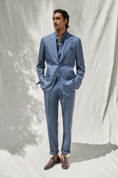 Men Graduation Outfit, Linen Suits For Men, Light Blue Suit, Retro Suits, Mens Wedding Attire, Blue Suit Men, Tahoe Wedding