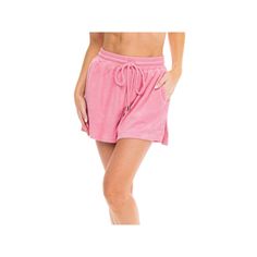 You'll be cute and covered in these women's Jordan Taylor swim cover-up shorts.Finding the perfect fit and size for women's clothing requires basic measurements of your chest, waist, hips and inseam. Use this guide to learn more about sizing and everything Kohl's has to offer in women's fashion. Terry cloth construction 2 pocketsFIT & SIZING 14-in. approximate length Relaxed fit Drawstring elastic waistbandFABRIC & CARE Cotton, polyester Hand wash Imported Size: X Small. Color: Pink. Gender: fem