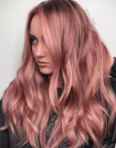 Blond Rose, Rose Pink Hair, Gold Hair Colors, Hair Color Rose Gold, Hair Color Crazy, Men Hair