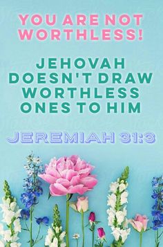 the poster for jehovah doesn't draw words to him, and he is