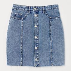 Brand New With Tags! Short, 5-Pocket Skirt In Washed Denim. High Waist, Buttons Full Length Of Front, And Raw-Edge, Cut-Off Hem. Smoke Free & Pet Free Home Bundle To Save The Most! 20% Off 3+ Item Bundles My Closet Is Open To Reasonable & Respectful Offers I Will Either Accept Or Counter My Lowest! Please Remember Poshmark Takes & Keeps 20% Of The Sale, And If I Offer Lower Shipping That Is Paid By Me As Well, Not Poshmark. Mid-rise Denim Skirt With Button Zip Fly, Denim Mid-rise Skirt With Button Zip Fly, Blue Denim Skirt With Button Zip Fly, Blue Denim Mini Skirt With Button Zip Fly, Medium Wash Denim Mini Skirt With Button Zip Fly, High-waist Denim Mini Skirt With Button Zip Fly, High Waist Denim Mini Skirt With Buttons, Mid-rise Blue Denim Skirt With Button Zip Fly, Trendy Medium Wash Denim Skirt With Button Zip Fly