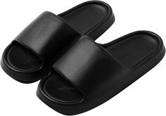 PRICES MAY VARY. Quality EVA Material: The supportive nature of EVA material is suitable in relieving foot pain. It has 1.7-inch thick sole that can effectively absorb front and back shocks and reduce foot pressure. Anti-Slip: The bottom of the slide adopts a large wave anti-skid design, which can effectively prevent slipping. The soft non-slip rubber outsole can maximize friction and have a good grip Quick Drying: It weighs only 0.3 pounds and is very light to wear on the feet. These shower sli Pillow Slippers, Cloud Slippers, Slippers Platform, Cloud Slides, Large Waves, Slides For Women, Platform Slides, Foot Pain, Open Toe Sandals