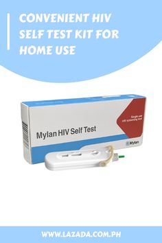 HIV self-test kit for home use with a single-use screening device.