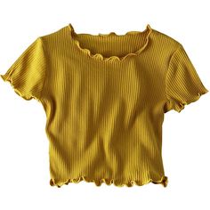 T-shirts are now among the most popular and fashionable items of clothing for youngsters. For everyday use, this Korean Slim Curl Short Stripe T-Shirts For Women is incredibly pleasant and appealing. It is brilliantly built to give you both comfort and elegance at the same time. Trendy Yellow Stretch T-shirt, Trendy Stretch Yellow T-shirt, Trendy Yellow Solid Color Top, Yellow Short Sleeve Top, Yellow Solid Color Cotton Top, Yellow Cotton Top, Printed T Shirts, Collars For Women, Short Tops