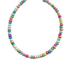 This beautiful and bright Opal candy necklace is fun play on the OG candy necklace from your childhood and is guaranteed to add a POP of happy to your day!!   Handmade with 8 mm smooth rondelle Opals with a gold carabiner clasp.  The length can be between 15"-17.5".  Please specify the length you prefer at checkout. You can also add charms to the carabiner clasp for a personalized POP of fun!! Candy Necklace, Mount Pleasant Sc, Candy Necklaces, Rainbow Gemstones, Mount Pleasant, Opal, Beaded Necklace, Charms, Jewelry Necklaces