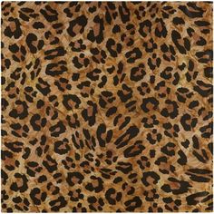 a brown and black animal print fabric