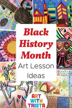 black history month art lesson ideas