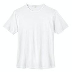 The t-shirt, perfected White Tee Men, Wardrobe Change, Shirt Outfit Men, Plain White T Shirt, White Tshirt Men, White Shirt Men, White Tee Shirts, Flannel Jacket, White Polo