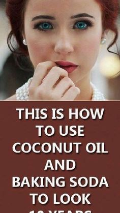 Baking Soda Under Eyes, Baking Soda Face Wash, Face Wrinkles Remedies, Coconut Oil And Baking Soda, Baking Soda Coconut Oil, Baking Soda Face, Wrinkle Remedies, Skin Care Wrinkles, Baking Soda Shampoo