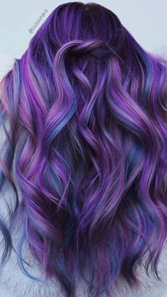 Violet Hair Color Ideas, Violet Hair Color, Violet Hair Colors, Hair Growth Cycle, Violet Hair, Hot Hair Colors