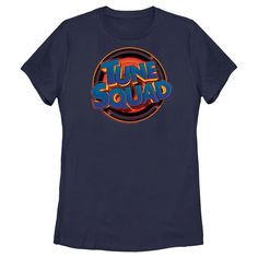 Ready for a rematch? Be the first of your friends to get your officially licensed Space Jam: A New legacy apparel starring all your favorite Looney Tunes in the long-awaited upcoming sequel! Size: 2xl. Color: navy blue. Gender: female. Age Group: adult. Pattern: Movie Logo. Material: Cotton. Fan Apparel Crew Neck Top With Logo, Fan Merchandise Logo T-shirt With Crew Neck, Fan Merchandise Logo T-shirt Crew Neck, Fan Merchandise Graphic Tee With Logo, Graphic Tee With Logo For Fan Merchandise, Blue Graphic Print Top For Fan Events, Blue Graphic Print Tops For Fan Events, Fandom T-shirt With Logo Print For Fans, Fandom Logo Print T-shirt For Fans