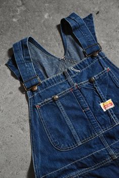 Penney's Payday 1950's Vintage Denim Overalls Union Made SIZE Waist：45cm Thigh：32cm Length：147cm Leg opening：25cm Find us: @ban_secondhand_goods Thank you for checking us out :) Vintage Dark Wash Denim Jumpsuit, Vintage Denim Blue Cotton Jumpsuit, Vintage Denim Blue Overalls, Vintage Denim Blue Overalls With Pockets, Vintage Denim Blue Bib Front Overalls, Union Made, Bib Overalls, Denim Overalls, Wool Plaid