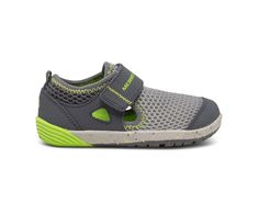 Bare Steps® H2O Sneaker, Grey/Lime Sporty Slip-resistant Sport Sandals For Outdoor Activities, Sporty Breathable Sport Sandals With Ergonomic Fit, Sporty Lightweight Breathable Sport Sandals, Functional Scratch-resistant Running Shoes For Outdoor, Sporty Slip-resistant Sandals For Outdoor Activities, Sporty Non-slip Trail Running Sneakers, Sporty Lightweight Durable Sneakers, Durable Casual Sneakers, Casual Durable Ergonomic Sneakers