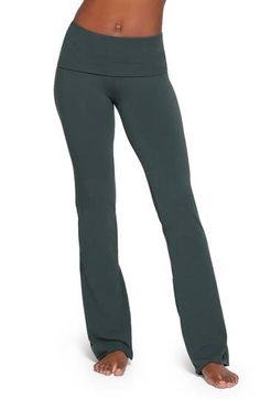 These go-to lounge pants from Kim Kardashian's SKIMS line are cut from soft cotton jersey with a deep fold-over waist. 32" inseam; 19" leg opening; 10" front rise; 13 1/2" back rise (size Medium) 90% cotton, 10% spandex Machine wash, dry flat Imported Fold Over Pants, Yoga Studio, Move In, Lounge Pants, Fold Over, Kim Kardashian, Stretch Cotton, Cotton Blend, Lounge