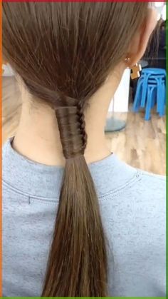 Try this Simple Hairstyle hacks ! Sanggul Modern, Low Ponytail Hairstyles, Κούρεμα Bob, Editorial Hair, Fishtail Braid, Hair Up Styles, Low Ponytail, Hair Stylist Life