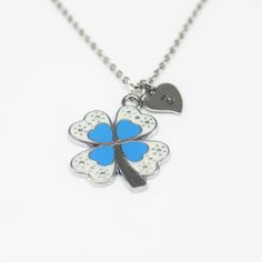 ♥ Flower Enamel Necklace Silver Flower Enamel Charm Necklace Flower Gift Flower Charms Valentine Gift Personalized Necklace Initial Necklace ♥ This is a beautiful flower charm with hand stamped initial charm on a stainless steel chain, You able to choose initial from a drop down menu, ♥ You will receive 1 necklace ♥ Flower Charm 28x34 x2 mm ♥ Initial charm 10 mm choose from a drop down menu ♥ Stainless steel chain 18 inches ♥ Shipping Fee : One shipping fee for all items paid in one transaction/ Silver Necklaces With Flower Charm For Good Luck, Silver Necklace With Flower Charm For Good Luck, Flower Necklace With Lobster Clasp As Gift, Nickel-free Flower Charm Necklace, Silver Hypoallergenic Flower Necklace, Peach Necklace, Personalised Bangle, Flower Charm Necklace, Clover Flower