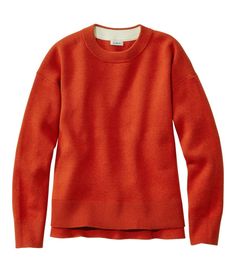 Our essential crewneck sweater is both classic and comfortable. In an ultrasoft midweight blend of 95% cotton with 5% cashmere for a luxurious feel. Slightly Fitted: Softly shapes the body. Slightly Fitted: Softly shapes the body. Falls at hip. Slightly Fitted: Softly shapes the body. Falls at hip. In 95% cotton with 5% cashmere. In 95% cotton with 5% cashmere. In 95% cotton with 5% cashmere. In 95% cotton with 5% cashmere. Machine wash, dry flat or dry clean. Ribbed trim. Split hem falls longer Autumn Pallet, Orange Wardrobe, Salmon Sweater, Fall Fashion Sweaters, Essential Crewneck, Work Fits, Orange Sweater, Orange Sweaters, Closet Inspiration