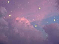 #clouds #stars #sky #night #aesthetic #wallpapers #headers Magic Aesthetic, Aesthetic Desktop Wallpaper, Aesthetic Gif, 판타지 아트, Laptop Wallpaper, Purple Aesthetic, Sky Aesthetic, Pastel Aesthetic