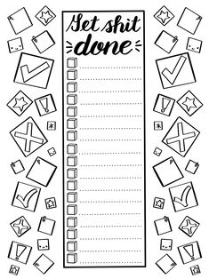 Bujo 2025, Paper Template Free, Free Adult Coloring Printables, Cricut Templates, Bullet Journal Ideas Templates, Adult Colouring Printables, Bullet Journal Mood Tracker Ideas, Swear Word Coloring, School Coloring Pages