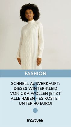 Im Winter würden wir am liebsten nur noch Strickkleider tragen, jeden Tag. Das schönste Modell gibt's gerade bei C&A, schau vorbei! #instyle #instylegermany #c&a #modetrend #strickkleid Dress Hat