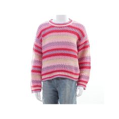 Make sure she's ready to take on the day in comfort and style with this Girls 7-16 Adyson Parker Knit Striped Sweater. Click on this KIDS APPAREL & SHOES GUIDE to find the perfect fit and more! Make sure she's ready to take on the day in comfort and style with this Girls 7-16 Adyson Parker Knit Striped Sweater. Click on this KIDS APPAREL & SHOES GUIDE to find the perfect fit and more! FEATURES Crewneck Flat front Long sleevesFABRIC & CARE Acrylic, polyester, cotton, nylon Machine wash Wash cold inside out Imported Size: Small. Color: Pink. Gender: female. Casual Pink Sweater For School, Knit Striped Sweater, Shoes Guide, Striped Sweater, Fabric Care, Gender Female, Sweater Top, Inside Out, Perfect Fit