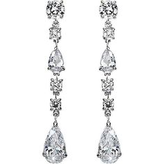 30 day MONEY BACK GUARANTEE      A brand new beautiful 14k White Gold  Dangling Chandelier Earrings, Total Diamond Weight: 2.80 ct Color: F-G Clarity: SI1    Set with 2 Round cut Brilliant Diamonds, 0.35 each & 4 Round cut Brilliant Diamonds, 0.15 each & 2 Pear Shape Diamonds, 0.25 each & 2 Round cut Brilliant Diamonds, 0.10 each& 2 Pear Shape Diamonds, 0.40 each close to 2 inches long Retail Value: $11,400.00 100% Natural, No enhancement or irradiation was added to the diamonds. -   All our diamonds are graded by GIA graduate gemologist.   A Certificate with Appraisal will accompany the band Happy Bidding !!! ~~~~~~~~~~~~~~~~~~~~~~~~~~~~~~~~~~~~~~~~~~~~~~~~~~~~~~~~~~~~~~~~~~~~~~~~~~~~~~~~~ We will be glad to create  a custom auction with diamond set in a setting of your choice, 14k, 18k w Diamond Chandelier Earrings, Diamond Chandelier, Wedding Bride Jewelry, Hanging Earrings, Pear Shaped Diamond, Bride Jewellery, Silver Drop Earrings, Fine Jewellery Earrings, Brilliant Diamond