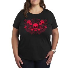 She will love showing off her style with this Plus Size Goth Western Pattern Graphic Tee. FEATURES ImportedFIT & SIZING Short sleevesFABRIC & CARE Machine wash Size: 1X. Color: Black. Gender: female. Age Group: adult. Material: Cotton. Goth Western, Plus Size Goth, Western Pattern, How To Show Love, Pattern Graphic, Her Style, Womens Clothing Tops, Gender Female, Fabric Care