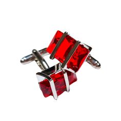 Main: Chrome Red Cufflinks Elegant Red Cufflinks For Formal Occasions, Classic Red Cufflinks For Formal Occasions, Adjustable Red Formal Jewelry, Red Rectangular Jewelry For Formal Occasions, Modern Ruby Jewelry For Formal Occasions, Red Polished Finish Formal Jewelry, Red Polished Finish Jewelry For Formal Occasions, Red Polished Jewelry For Formal Occasions, Formal Red Jewelry With Polished Finish