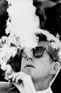 Stunning Designs JFK JOHN F KENNEDY SMOKING CIGAR GLOSSY POSTER PICTURE PHOTO BANNER PRINT 5745, Home Decor Jfk Quotes, Achievement Quotes, Fidel Castro, Quotable Quotes, Cigars, Great Quotes, Beautiful Words, Inspirational Words, Art Quotes