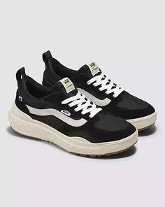 MTE UltraRange Neo VR3 Vans Black Sneakers With Cushioned Footbed, Black Vans Sneakers With Cushioned Footbed, Black Synthetic Vans Sneakers, Functional Black Vans Sneakers, Vans Store, Vans Logo, Action Sports, New Shoes, Shop Now