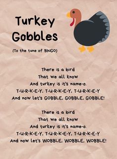 ❤️ Fine Motor Thanksgiving Activities For Preschoolers, Turkey Rhymes Preschool, November Preschool Songs, Infant Thanksgiving Activities, November Activities For Infants, Prek November Themes, November Toddler Lesson Plans, November Themes Preschool, Preschool Friendsgiving