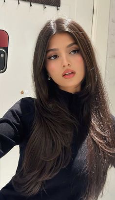 Frame Layers Long Hair, Face Frame Layers Long Hair, Face Frame Layers, Layers Long Hair, Rashan Mh, Mode Ulzzang, Medium Hair Styles For Women, Face Frame, Hair Advice