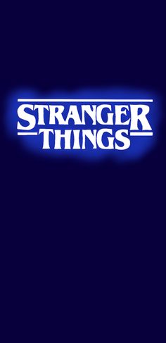 the logo for the tv series, strange things