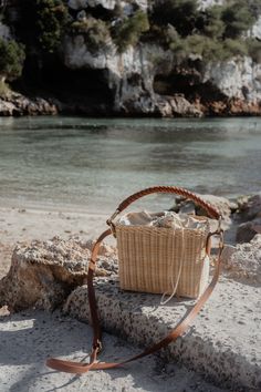 The Mela Wicker Bucket Bag - MILANER Anything Is Possible, Birthday Month, Basket Bag, The Square, Tuscany, Straw Bag, Favorite Color, Bucket Bag, Calf Skin