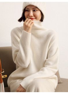 Material: 100% Cashmere Indulge in the ultimate comfort and elegance with our Turtleneck Cashmere Sweater. Crafted from the finest cashmere, this sweater envelops you in warmth and softness. The classic turtleneck design not only provides extra insulation but also adds a touch of timeless sophistication to your ensemble. Whether you're dressing up for a special occasion or seeking cozy elegance for everyday wear, this cashmere sweater is your go-to choice for unmatched quality and style. Care: T White Cashmere Sweater, Classic Turtleneck, Hot Picks, Womens Sweaters, Womens Turtleneck, Cashmere Sweater, Cashmere Sweaters, Winter Women, Insulation