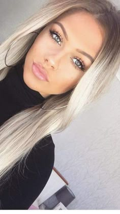 Medium Skin Makeup, Root Smudge, Makeup Tip, Brown Blonde Hair, Platinum Blonde, Her Eyes