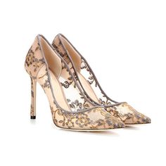 Chic / Beautiful Nude Wedding Shoes 2018 Lace Flower Pierced 10 cm Stiletto Heels Pointed Toe Wedding High Heels Elegant Lace Heels With Pointed Toe, Wedding Heels With Round Toe For Evening, Wedding Evening Heels With Round Toe, Wedding Evening Round Toe Heels, Closed Toe Heels For Wedding Evening, Elegant Lace High Heels, Pointed Toe Wedding Shoes For Evening, Luxury Lace Heels With Pointed Toe, Lace High Heel Wedding Shoes For Evening