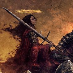 Knight And Witch, Horseman Of The Apocalypse, Knight Painting, Woman Knight, Santa Joana D'arc, Horsemen Of The Apocalypse, Jeanne D'arc, Academic Art, Female Knight