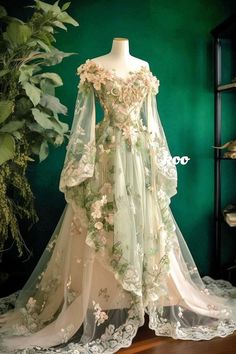 Pretty Wedding Dresses, Fantasy Dresses, Dream Wedding Ideas Dresses, Prom Dress Inspiration, Fantasy Gowns, Pretty Prom Dresses, Fairytale Dress, Ball Gowns Prom, Fantasy Dress