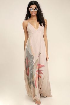 Vacation Dresses, Resort Wear, Floral Dresses at Lulus.com Resort Attire, Resort Outfits, Jamaica Trip, Island Chic, Golden Pineapple, Resort Casual, Wedding Guest Attire, Thailand Trip