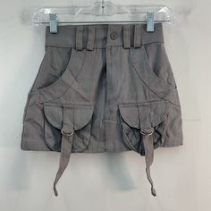 - Brand: Prettylittlething - Color: Gray - Category: Women Women's Clothing Skirts - Type: Skirt - Size: 1 - Style: Mini - Skirt Length: Short - Department: Women - Size Type: Regular Gray Cotton Skirt With Pockets, Gray Mini Skort With Pockets, Fitted Gray Skort With Pockets, Micro Mini Skirt, Types Of Skirts, Skirt Length, Womens Skirt, Mini Skirts, Womens Sizes