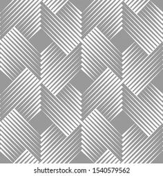 a gray and white geometric pattern with diagonal lines on the surface, suitable for wallpaper or fabric