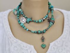 This Necklaces item by junesnight has 60 favorites from Etsy shoppers. Ships from Arcadia, CA. Listed on Jan 27, 2024 Blue Turquoise Necklace, Sundance Style, Bird Designs, Charms Necklace, Turquoise Heart, Inspired Necklace, Statement Drop Earrings, Southwestern Jewelry, Handmade Charms