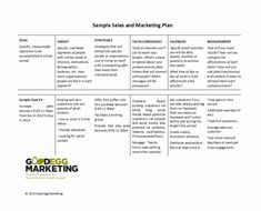 the sales and marketing plan is shown