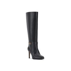 Vince Camuto-Skylie Wide Calf Boot The Skylie wide calf boot from Vince Camuto is a testament to refined style and thoughtful comfort. Made with smooth leather, this almond toe boot stands beautifully on a sleek heel. Its fabric lining offers a plush feel. Click here for Boot Measuring Guide. Click here to shop more wide calf boot styles! Elegant Tall Boots For Workwear, Elegant Tall Boots For Work, Elegant Tall Mid-calf Boots For Fall, Sleek High Shaft Boots For Workwear, Elegant Wide Calf Tall Boots, Elegant Tall Heeled Boots For Workwear, Elegant Tall Heeled Boots For Work, Classic High Shaft Boots For Office, Elegant Wide Calf Tall Mid-calf Boots